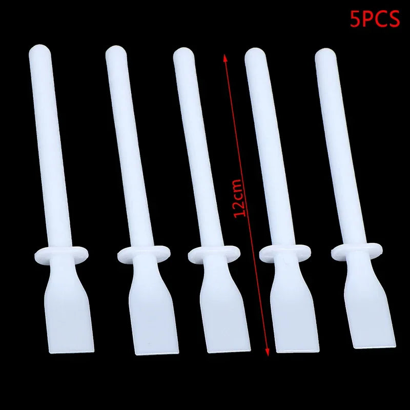 5-Piece Plastic Palette Knife Set for Art Mixing & Painting Palette Knife Set Babs