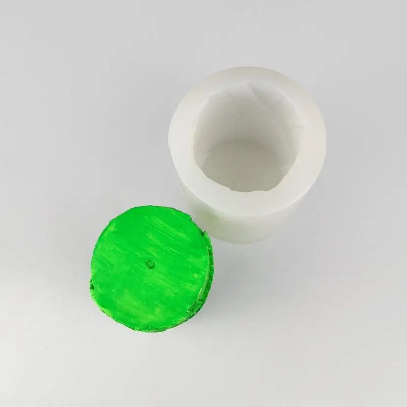 Silicone Cylinder Leaf Mold – Soap, Candle, Resin & Aroma Stone Silicone Craft Mold Babs