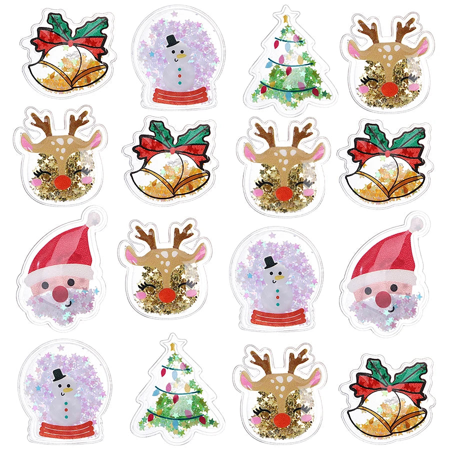 Christmas PVC Sequins Quicksand DIY Decorations – 10/20 Pcs DIY Craft Sequins Babs A 20PCS