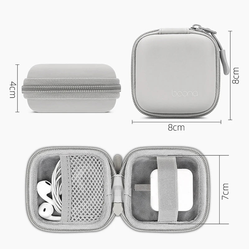 Mini Hard Shell Digital Storage Bag – Travel Organizer Case Digital Organizer Case Babs