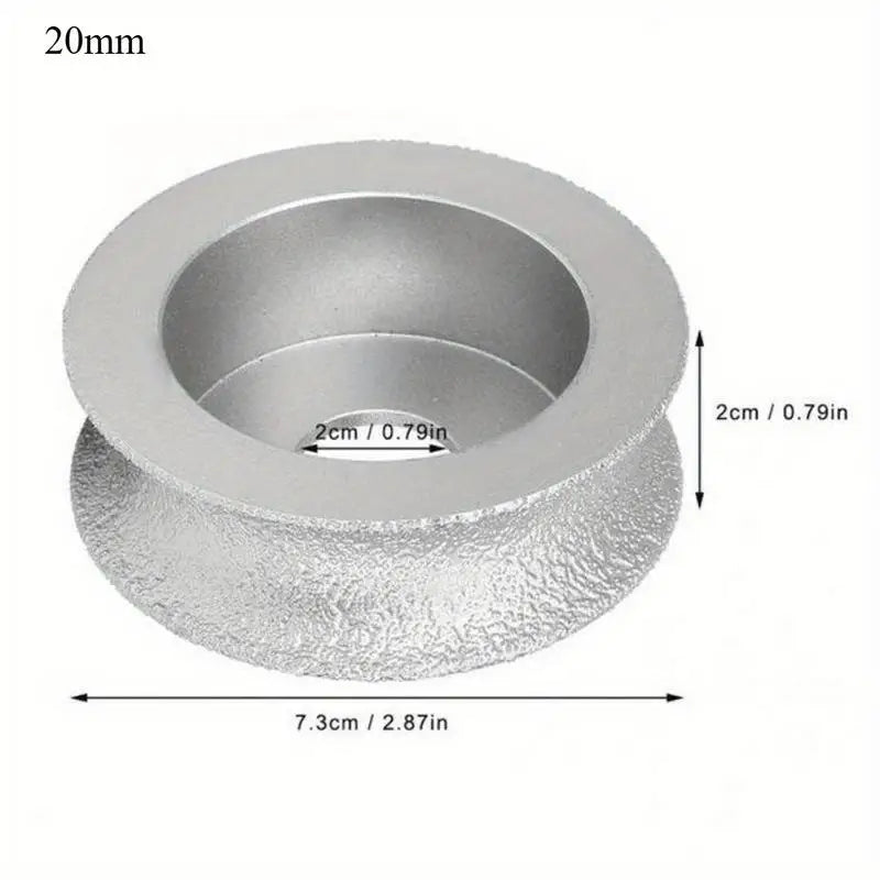 Diamond Grinding Disc Half Round 75mm – Dry & Wet Use Diamond Grinding Disc Babs 20mm