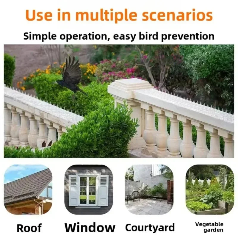 20-Pack PVC Bird Repeller Spikes – Fence & Garden Deterrent Bird Deterrent Spikes Babs