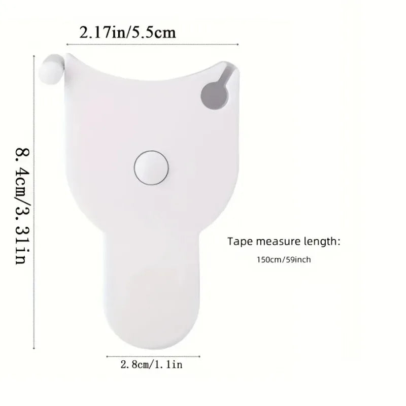 Automatic Telescopic Body Measuring Tape 150cm Sewing Ruler Body Measuring Tape Babs