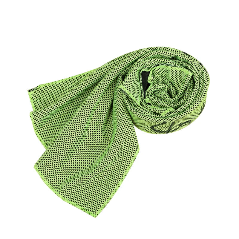 Cooling Microfiber Sports Towel for Yoga, Gym & Outdoors Cooling Sports Towel Babs green 30x80cm