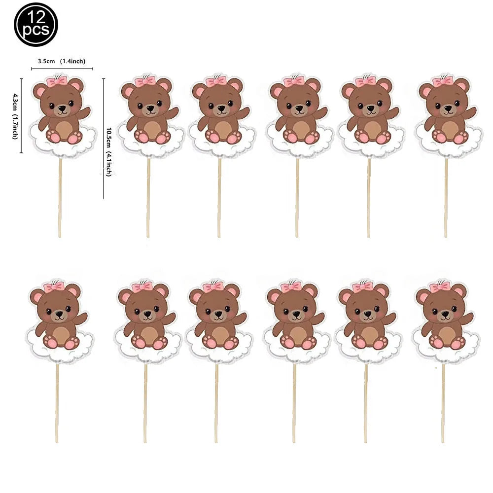 35-Inch Little Bear Foil Balloon – Baby Shower & Party Decor