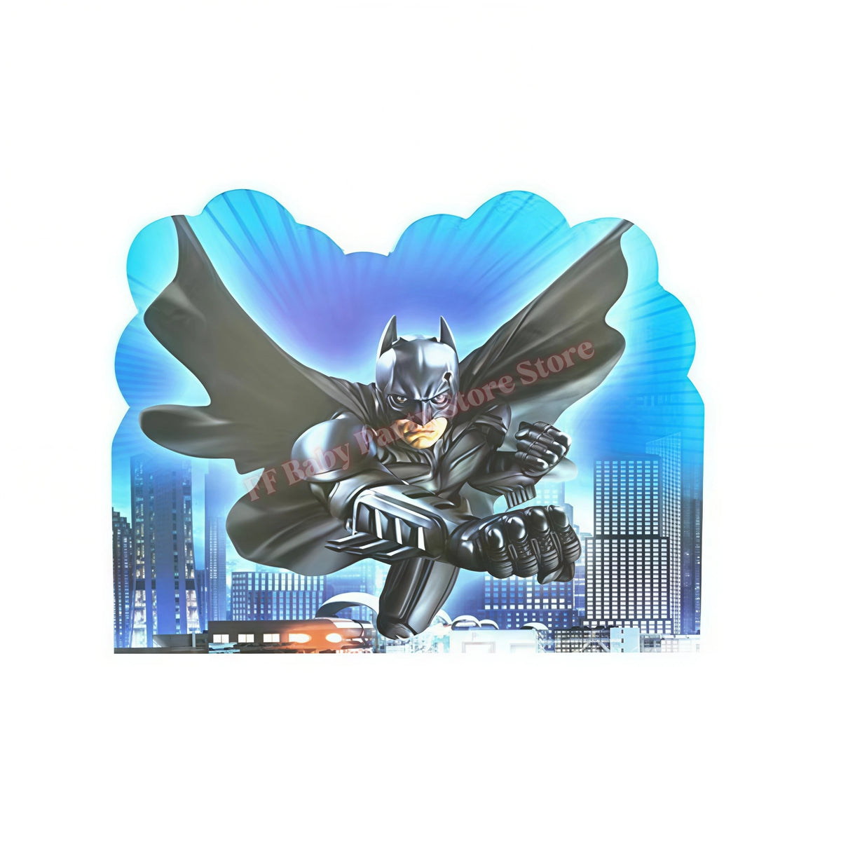 Bat Superhero Birthday Party Kit – Tableware, Balloons & Decor Party Decoration Kit Babs 10pcs Cards