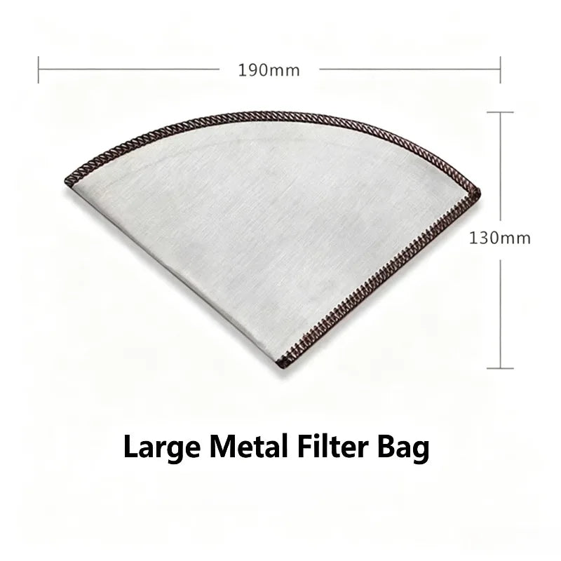 Reusable Stainless Steel Coffee Filter Cone Dripper Coffee Filter Cone Babs B