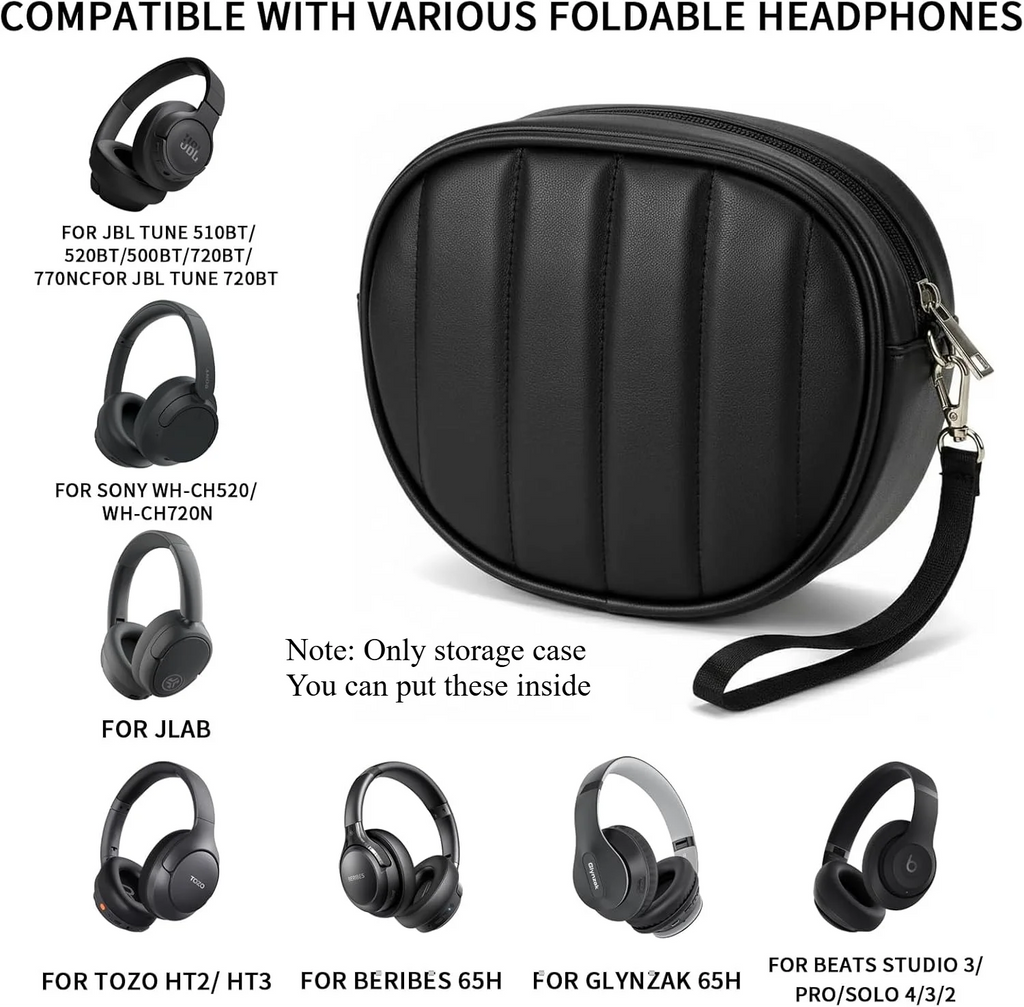 Paiyule Headphone Carrying Case – Slim Travel Bag for JBL Sony Headphone Carrying Case Babs