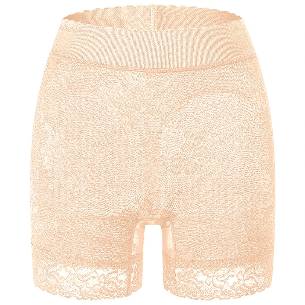 Women's Butt Lifter Lace Panty – High Waist Tummy Control Butt Lifter Shapewear Babs Beige M
