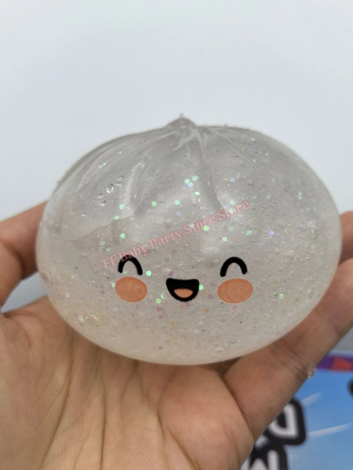 Glitter Dumpling Squishy Fidget Toy – Kids & Adults Gift Squishy Fidget Toy Babs 1pc