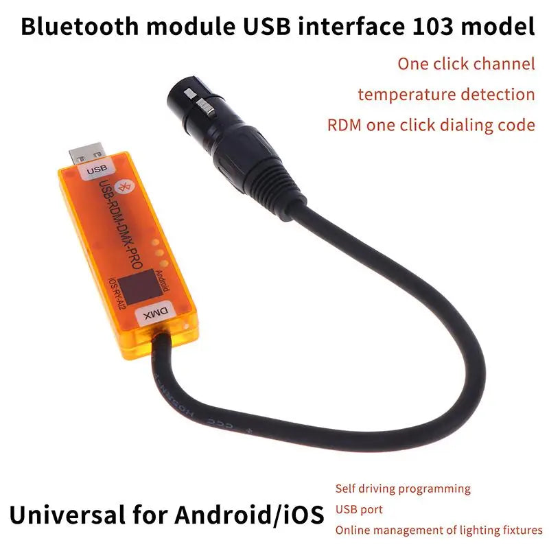 HUXUAN Wireless DMX RDM Stage Lighting Controller – iOS & Android DMX Lighting Controller Babs