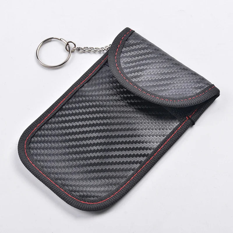 Faraday Cage Car Key RFID Blocking Fob Pouch Anti-Theft RFID Blocking Pouch Babs