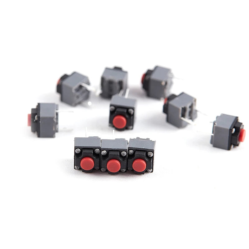 10Pcs Kailh Silent Mouse Micro Switch 6x6x7.3mm Mute Button Mouse Micro Switch Babs
