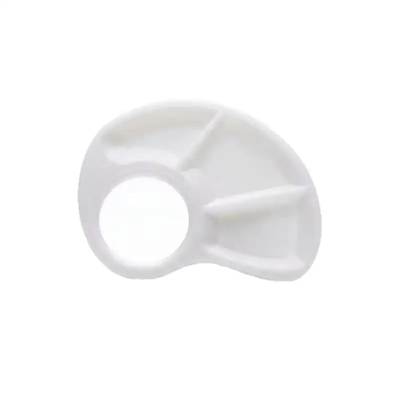 3D Printed Thumb Palette – PLA Paint Palette for Artists Thumb Paint Palette Babs White