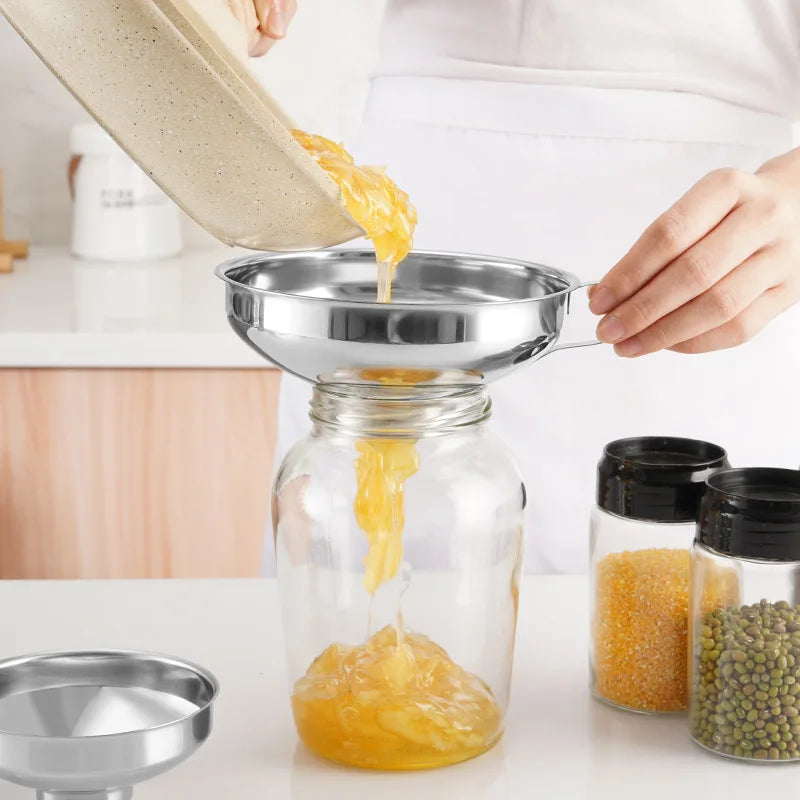 Stainless Steel Wide Mouth Canning Funnel for Mason Jars Kitchen Canning Funnel Babs