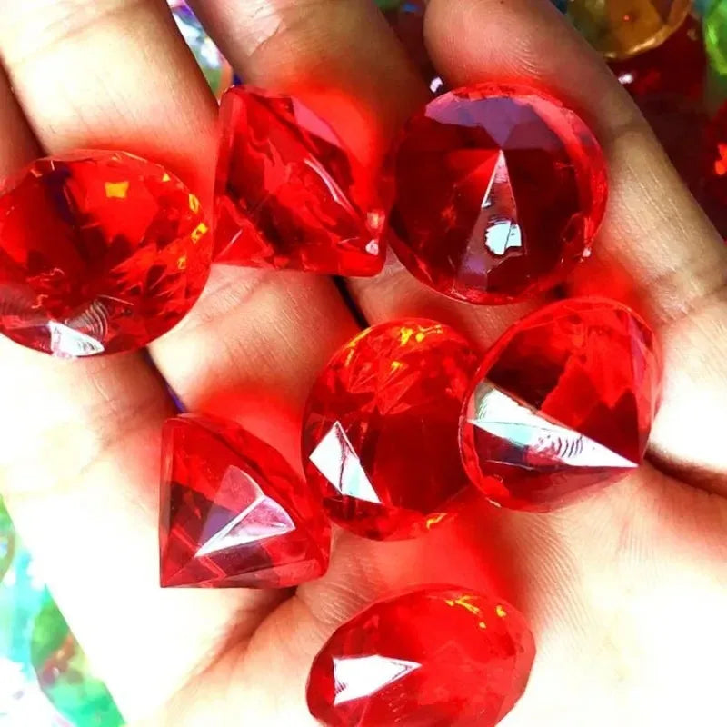 100pcs 20mm Acrylic Faux Diamond Jewels – Party Favor Gems Party Favor Gems Babs