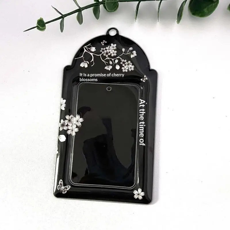 Cherry Blossom Photocard Holder – Scratch-Proof PVC Kpop Case Photocard Holder Case Babs