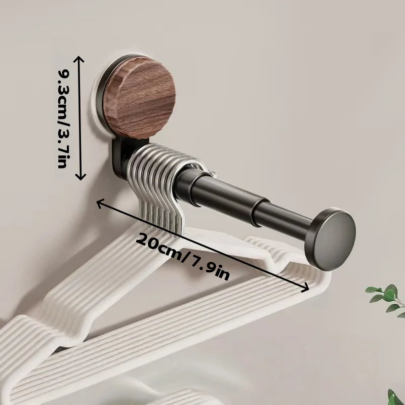 Hanger Organizer Stacker – Suction Cup Extendable Garment Rack Hanger Organizer Rack Babs