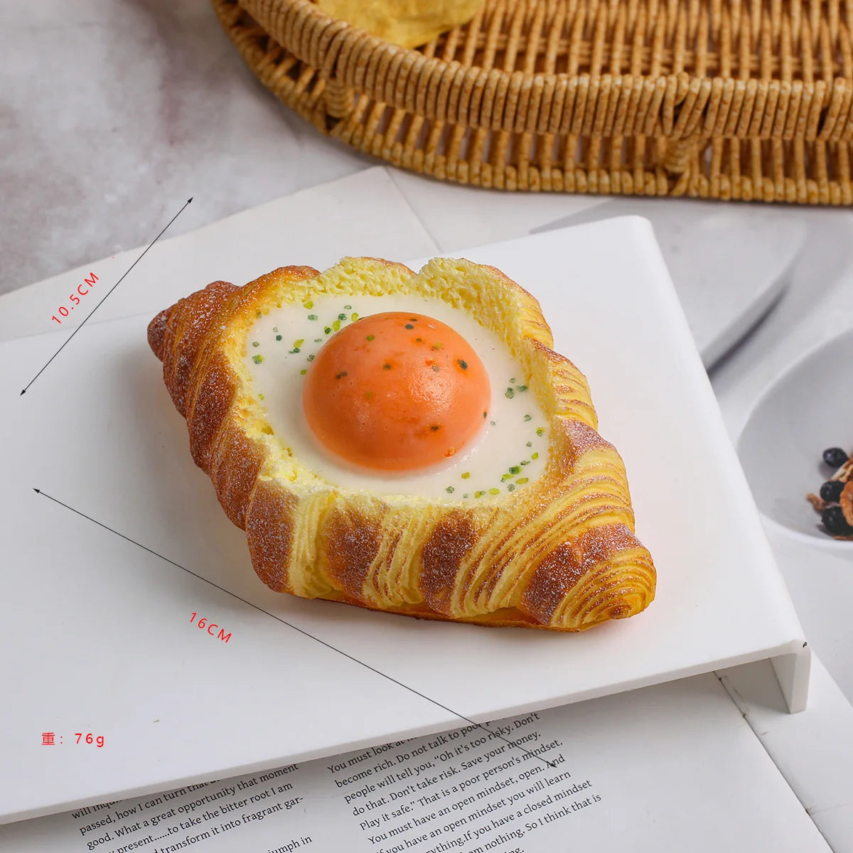 Slow Rebound Squishy Bread Squeeze Toy – Kawaii Desk Ornament Squishy Squeeze Toy Babs F