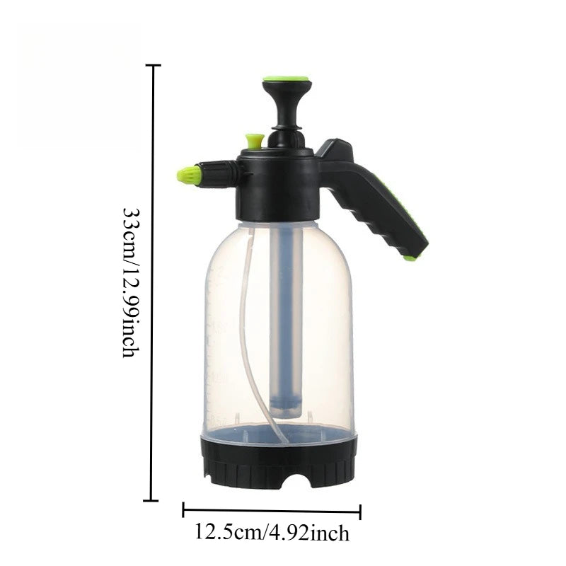 Air Pressure Spray Can – Garden, Car Wash & Home Cleaning Pneumatic Spray Can Babs White pot green