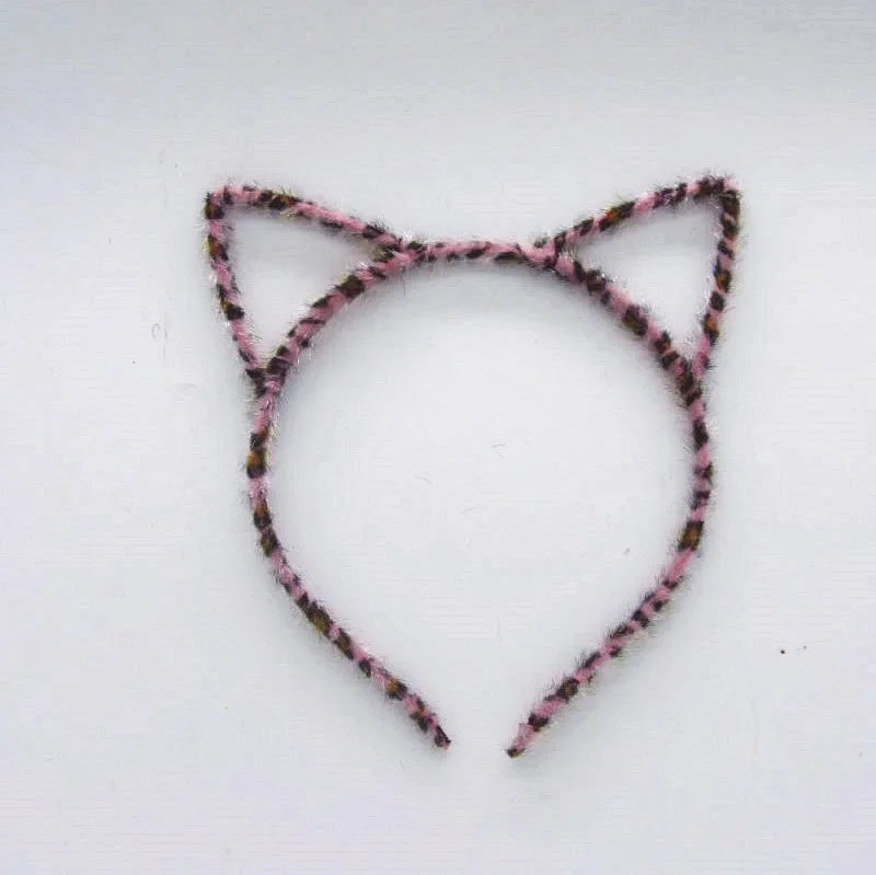 LED Flashing Cat & Fox Ears Headband – Glowing Party Hair Hoop LED Party Headband Babs lightless leopard 1