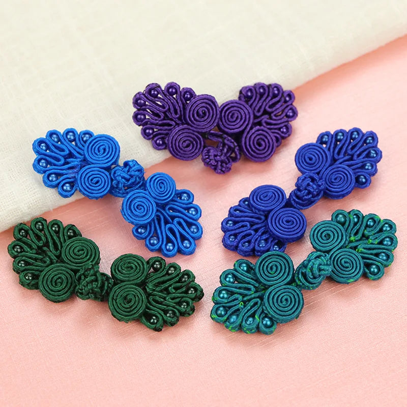 10 Pairs Chinese Knot Frog Buttons for Cheongsam & DIY Sewing Decorative Sewing Buttons Babs