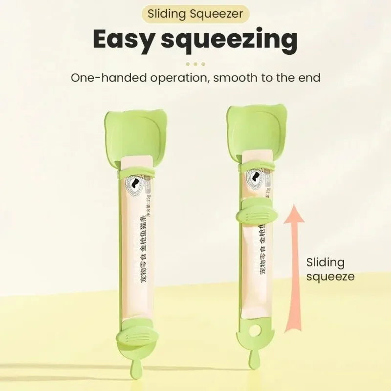 Cat Strip Feeder Spoon – Long Handle Wet Food Dispenser for Cats Cat Feeder Spoon Babs