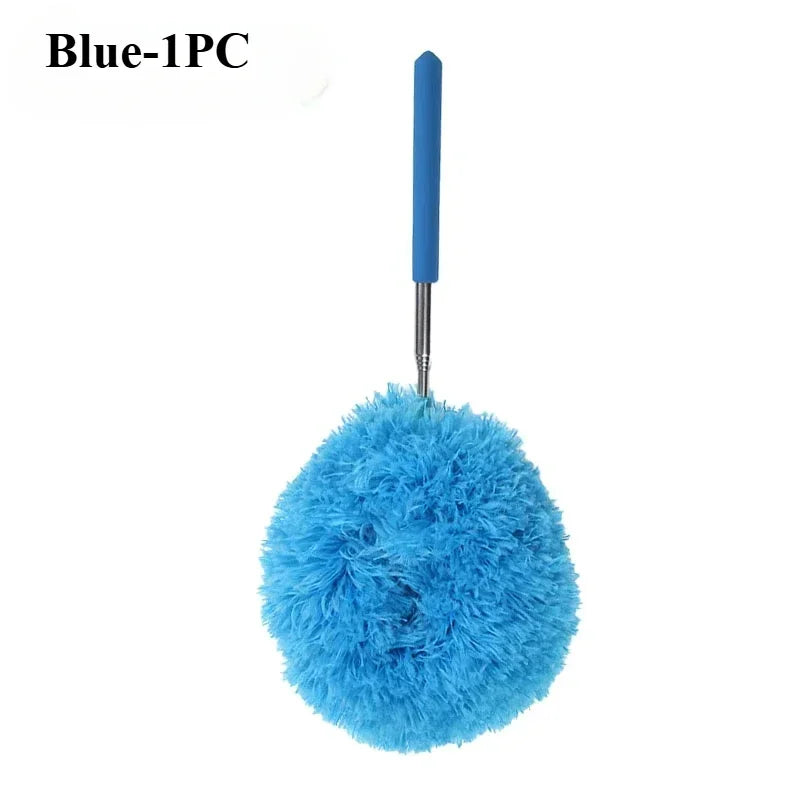 Extendable Microfiber Feather Duster – Washable & Reusable Extendable Feather Duster Babs Blue-1PC