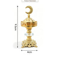 Moon Metal Incense Burner – Arabic Gold Aroma Burner Decor Incense Burner Babs Gold