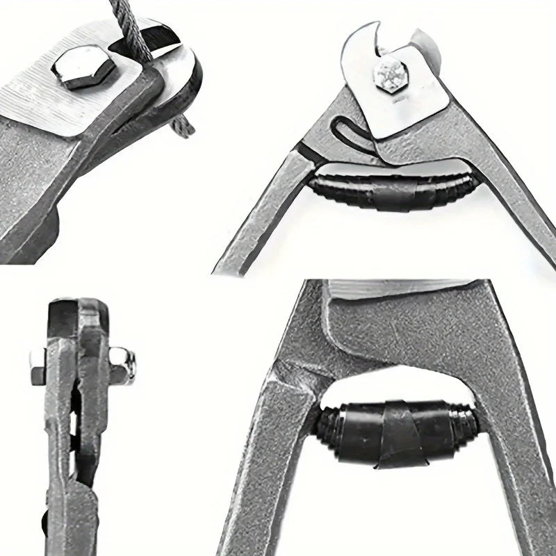 8" Heavy-Duty Stainless Steel Cable Cutter – Wire Rope Up to 5/32" Wire Rope Cutter Babs