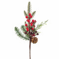 Artificial Red Fruit Berry Branches – Holiday & Wedding Décor Artificial Décor Branch Babs Red 5 pcs