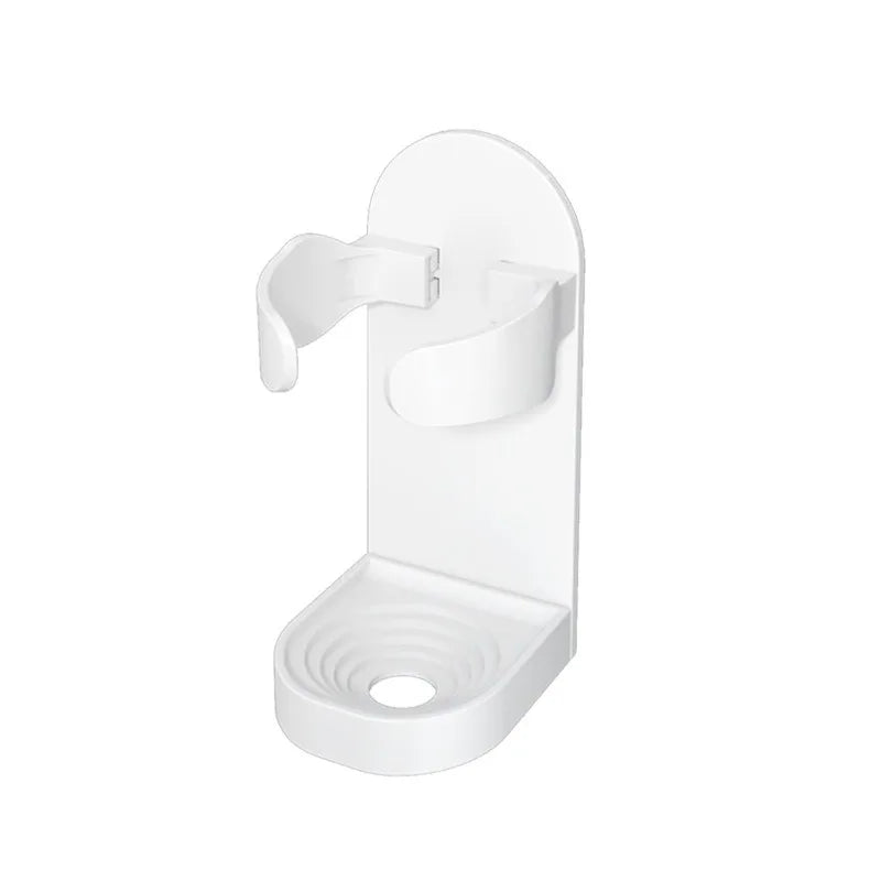 Wall-Mounted Razor & Toothbrush Holder – Self-Adhesive, No-Drill Bathroom Storage Holder Babs 1pcs White