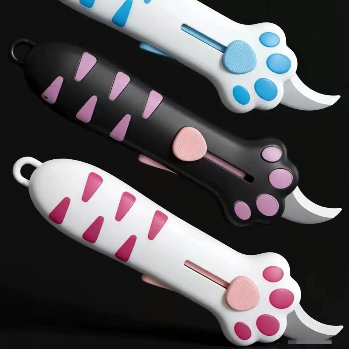Mini Cat Paw Utility Knife – Cute Box Cutter for Crafts Utility Knife Babs 3PCS