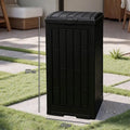 Large Outdoor Rectangular Trash Can with Lid – Commercial Bin Outdoor Trash Can Babs 110L