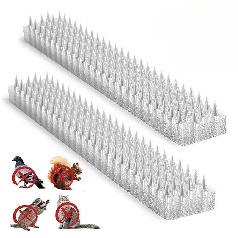 5-Pack Plastic Bird & Cat Deterrent Spikes – Fence & Wall Bird Deterrent Spikes Babs
