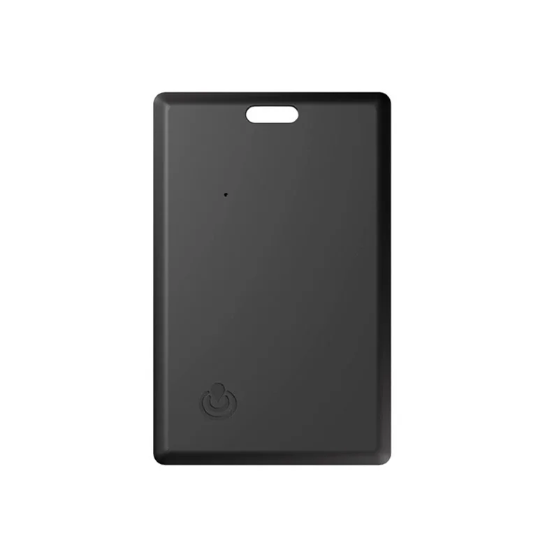Ultra-Thin Bluetooth Wallet Tracker Card – Works with Find My Bluetooth Tracker Card Babs Black