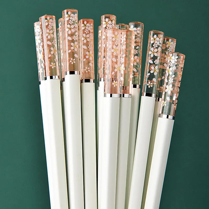 Sakura Pattern Chopsticks – Elegant Cherry Blossom Design Decorative Chopsticks Babs