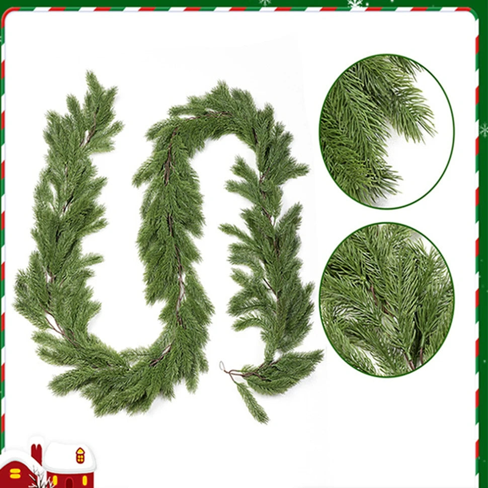 Artificial Pine Garland Wreath 180CM – Christmas Arch Decor Christmas Garland Wreath Babs