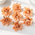 Silk Artificial Gerbera Flowers 20/40pc – Wedding & Home Decor Artificial Silk Flowers Babs Orange 20 pieces