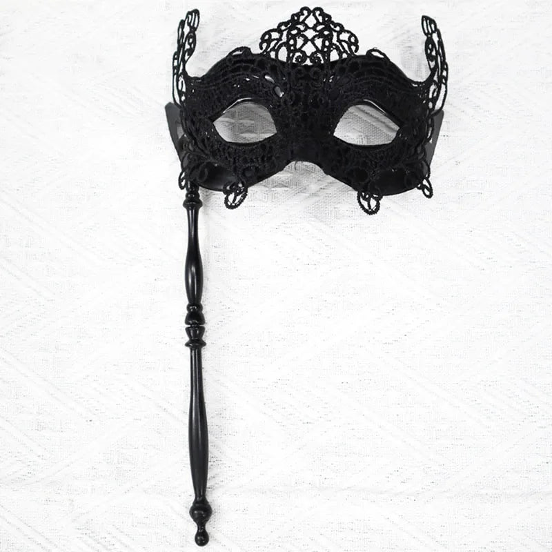 Venetian Mask with Stick – Mardi Gras Costume Party Mask Costume Party Mask Babs 4