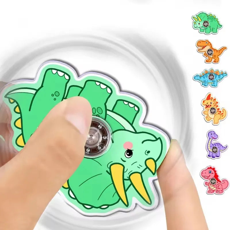 12-Pack Dinosaur Finger Spinners – Kids Party Favors & Gifts Fidget Spinner Toys Babs