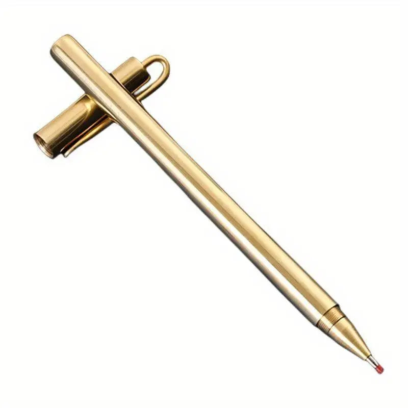Heavy Brass Ballpoint Pen | Click Retractable Business Gift Brass Ballpoint Pen Babs 1pc