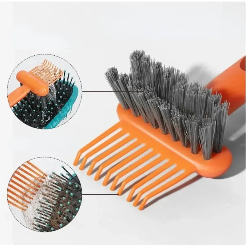2-in-1 Comb Cleaning Brush – Hair & Dust Remover Tool Comb Cleaning Brush Babs
