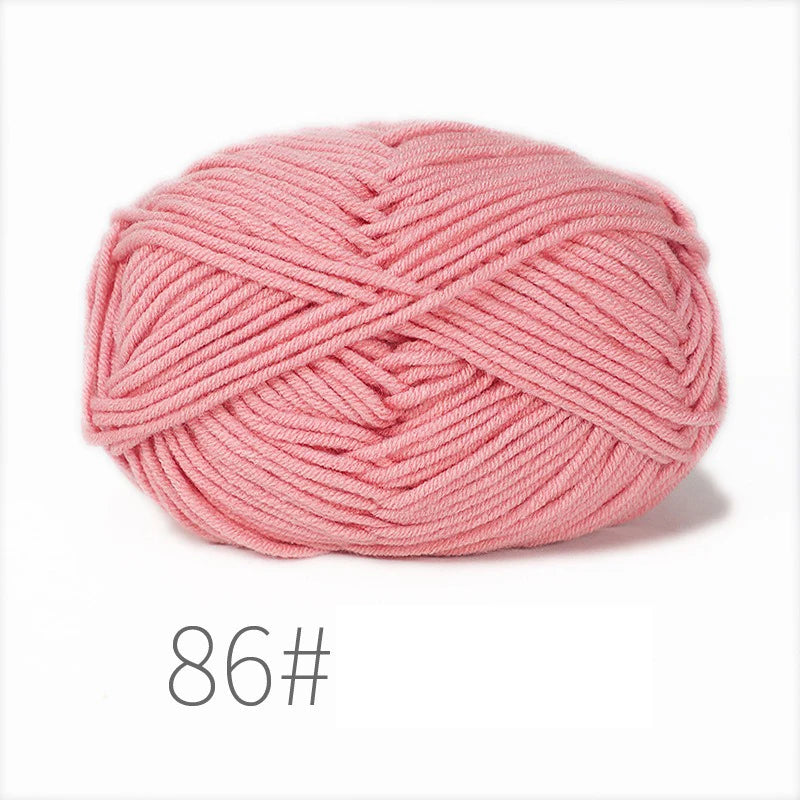 10 Balls 500g Soft Milk Cotton Yarn for Knitting & Crochet Knitting Crochet Yarn Babs 86 10pcs