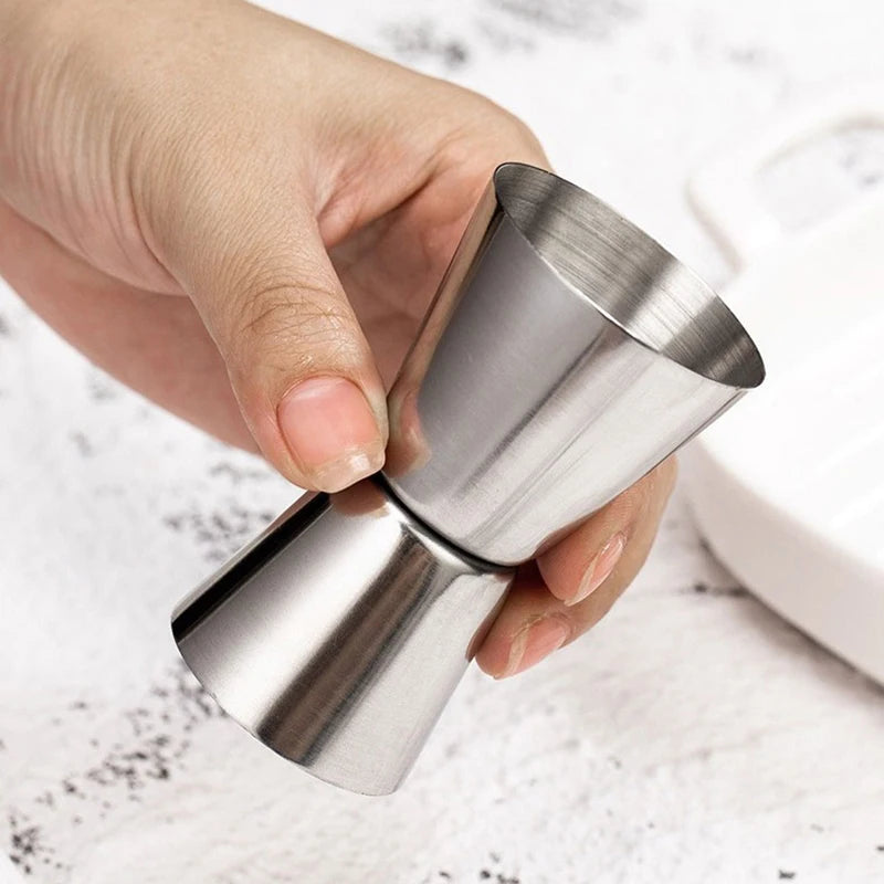Stainless Steel Dual Shot Cocktail Jigger – Bar Measure Cup Cocktail Jigger Babs
