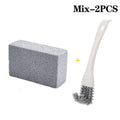 BBQ Grill Cleaning Pumice Bricks – Safe Bristle-Free Cleaner Grill Cleaning Brick Babs Mix-2PCS