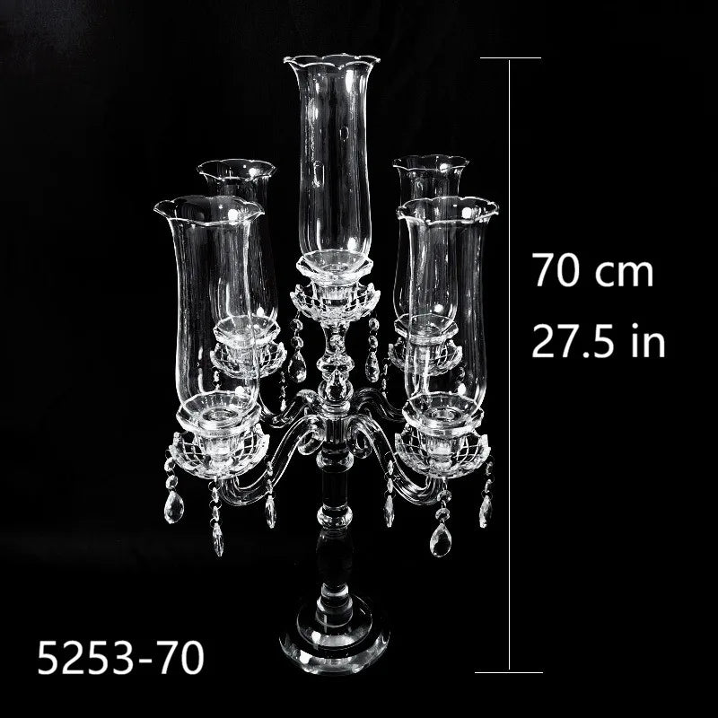 Crystal Candlestick Holder – Elegant Luxury Wedding Decor Crystal Candle Holder Babs 5253-70CM