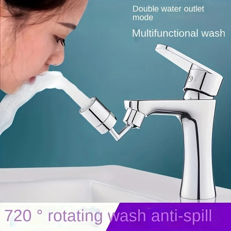 720° Rotatable Splash Filter Faucet Sprayer Head & Tap Adapter Faucet Sprayer Nozzle Babs