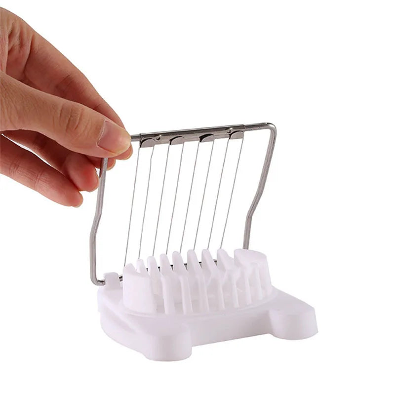 Egg Slicer & Fruit Cutter – Stainless Steel Kitchen Tool Egg Slicer Tool Babs