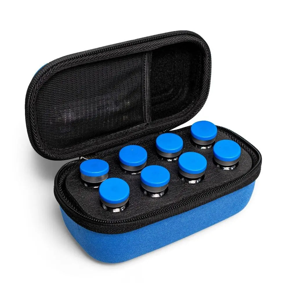 8-Slot Vial Storage Case – Waterproof & Shockproof Organizer Vial Storage Case Babs
